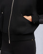 Moose Knuckles - M35LS646 - Mix Media Bomber Jacket - WOMENS -  - Detail6