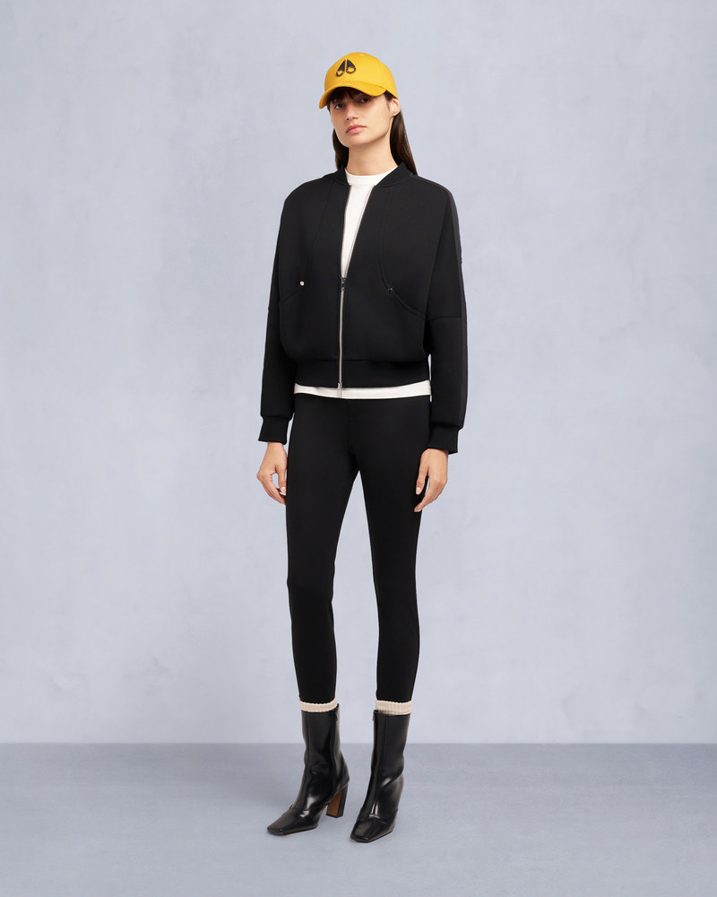 Moose Knuckles - M35LS646 - Mix Media Bomber Jacket - WOMENS -  - Front Category