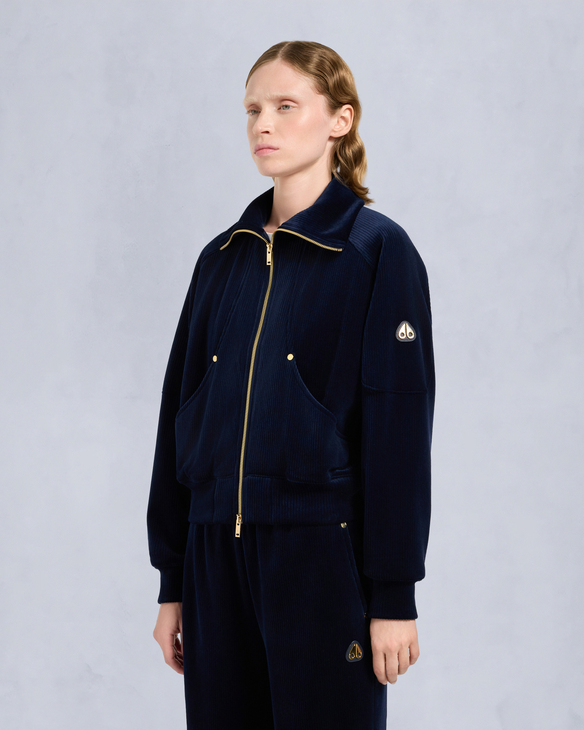 Moose Knuckles - M35LS669G - Gold Series Preston Full Zip - WOMENS -  - Front