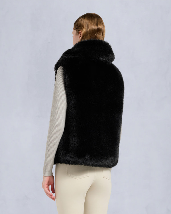 Moose Knuckles - M35LV462G - Gold Series River Bunny Vest - WOMENS -  - Back