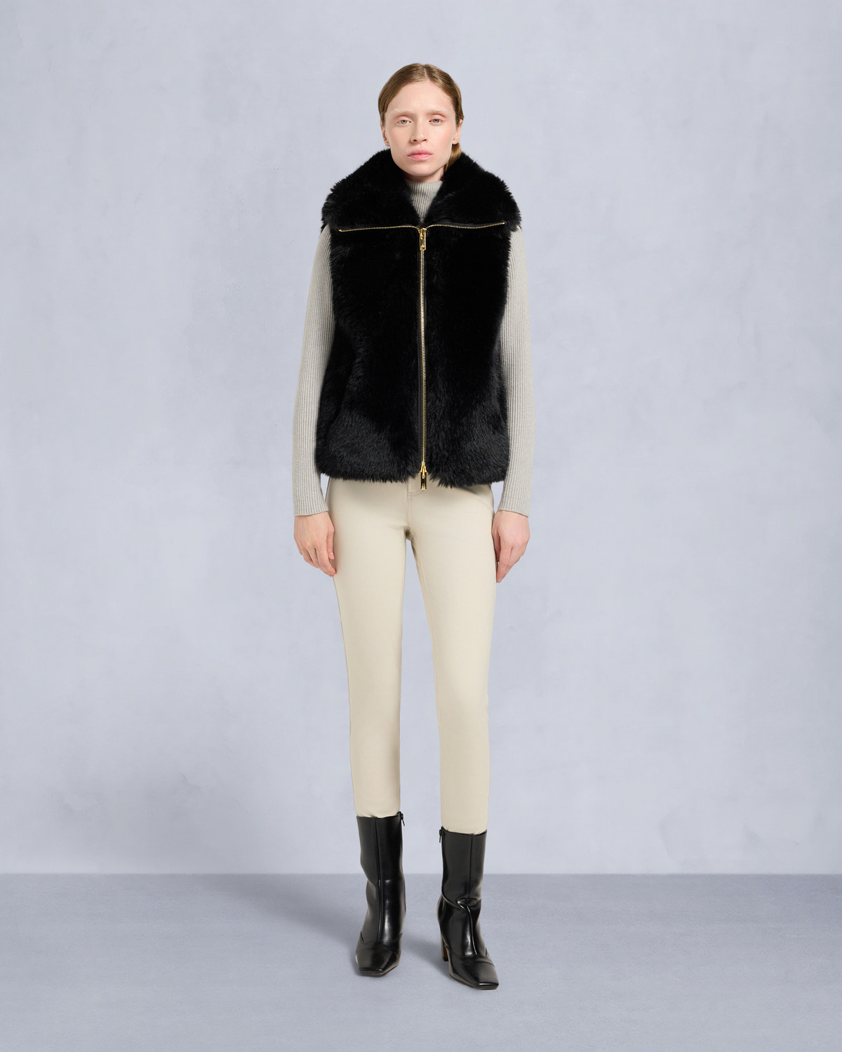 Moose Knuckles - M35LV462G - Gold Series River Bunny Vest - WOMENS -  - Front Category