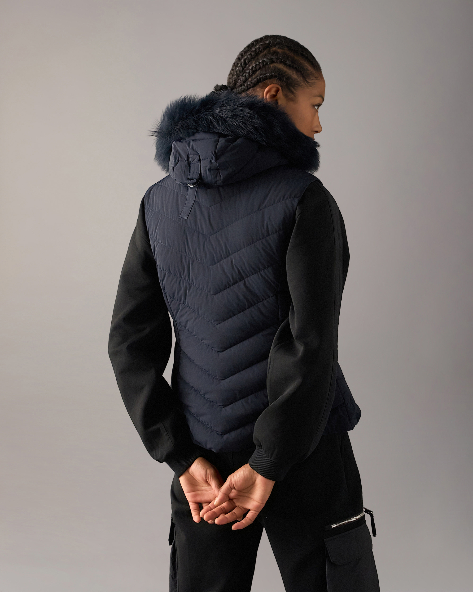 Moose Knuckles - M35LV468S - Elora Down Vest - WOMENS -  - Back