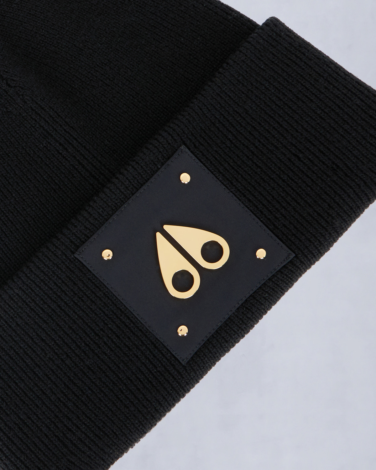Moose Knuckles - M35MA574G - Gold Series Logo Icon Beanie - ACCESSORIES -  - Detail1