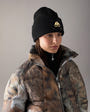 Moose Knuckles - M35MA574G - Gold Series Logo Icon Wool Beanie - ACCESSORIES -  - Front