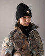 Moose Knuckles - M35MA574G - Gold Series Logo Icon Wool Beanie - ACCESSORIES -  - Front