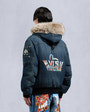 Moose Knuckles - M35MB000EV - Evisu x Moose Denim Ballistic Bomber Jacket - MENS -  - Back