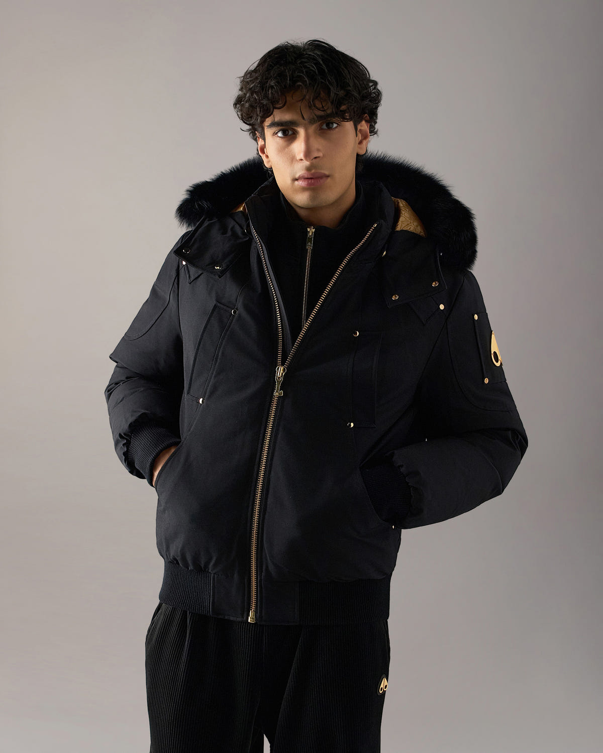 Moose Knuckles - M35MB000GS - Gold Series Original Ballistic Down Bomber - MENS -  - Front Category