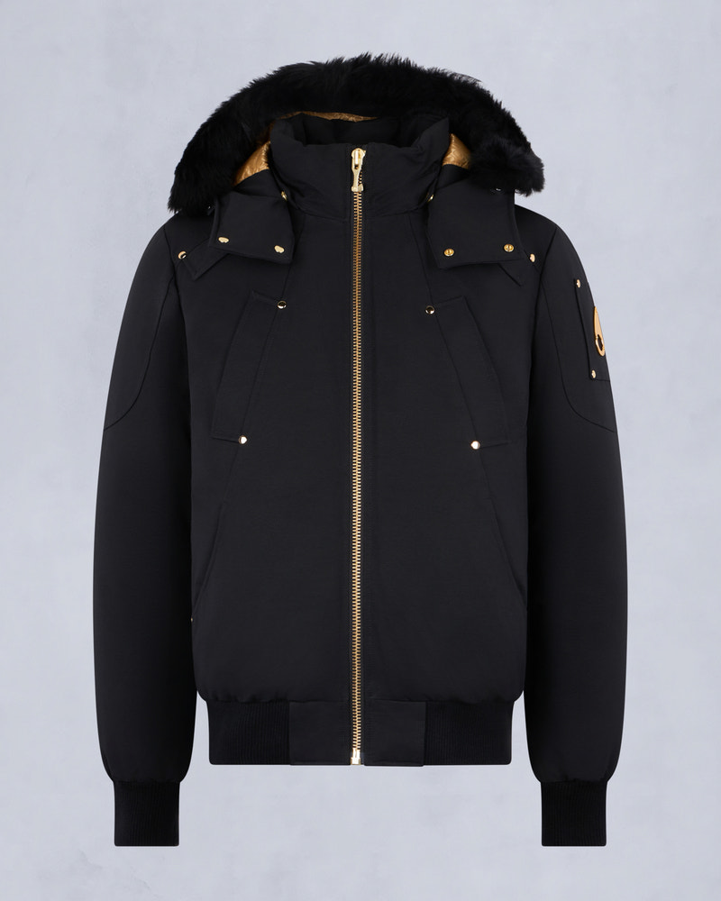 Moose Knuckles - M35MB000GS - Gold Series Original Shearling Trim Ballistic Bomber - MENS -  - GM