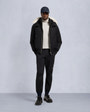 Moose Knuckles - M35MB000S - ORIGINAL BALLISTIC SHEARLING TRIM BOMBER JACKET - MENS -  - Front Category