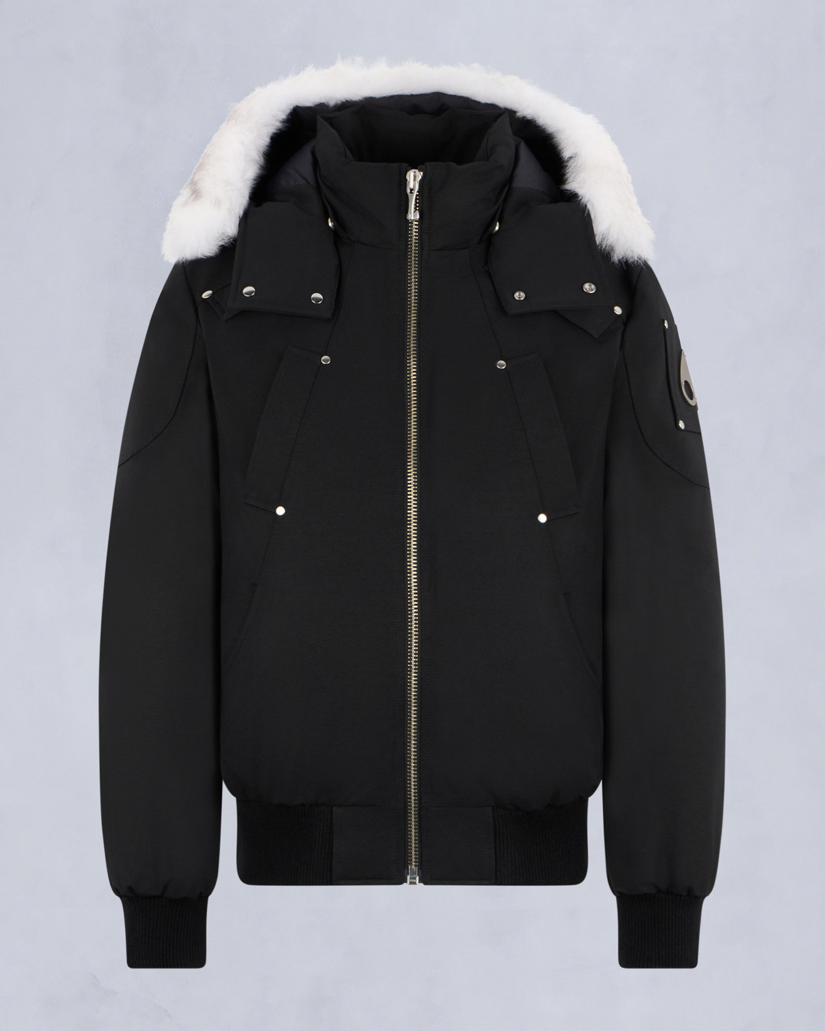 Moose Knuckles - M35MB000S - ORIGINAL BALLISTIC SHEARLING TRIM BOMBER JACKET - MENS -  - GM