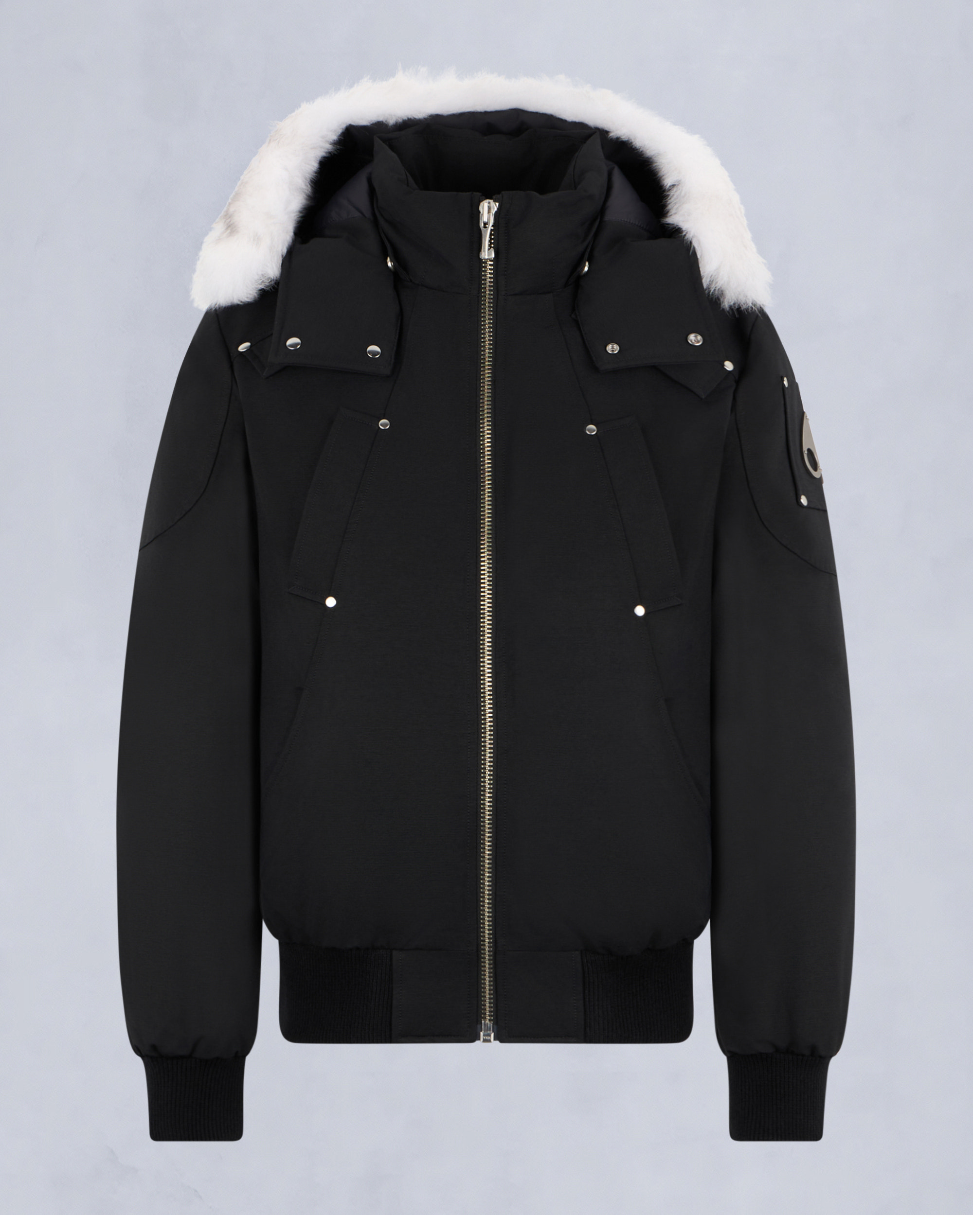 Moose Knuckles - M35MB000S - ORIGINAL BALLISTIC SHEARLING TRIM BOMBER JACKET - MENS -  - GM