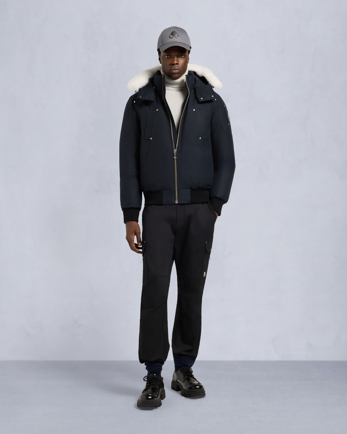 Moose Knuckles - M35MB000S - Original Ballistic Neoshear Bomber Jacket - MENS -  - Front Category