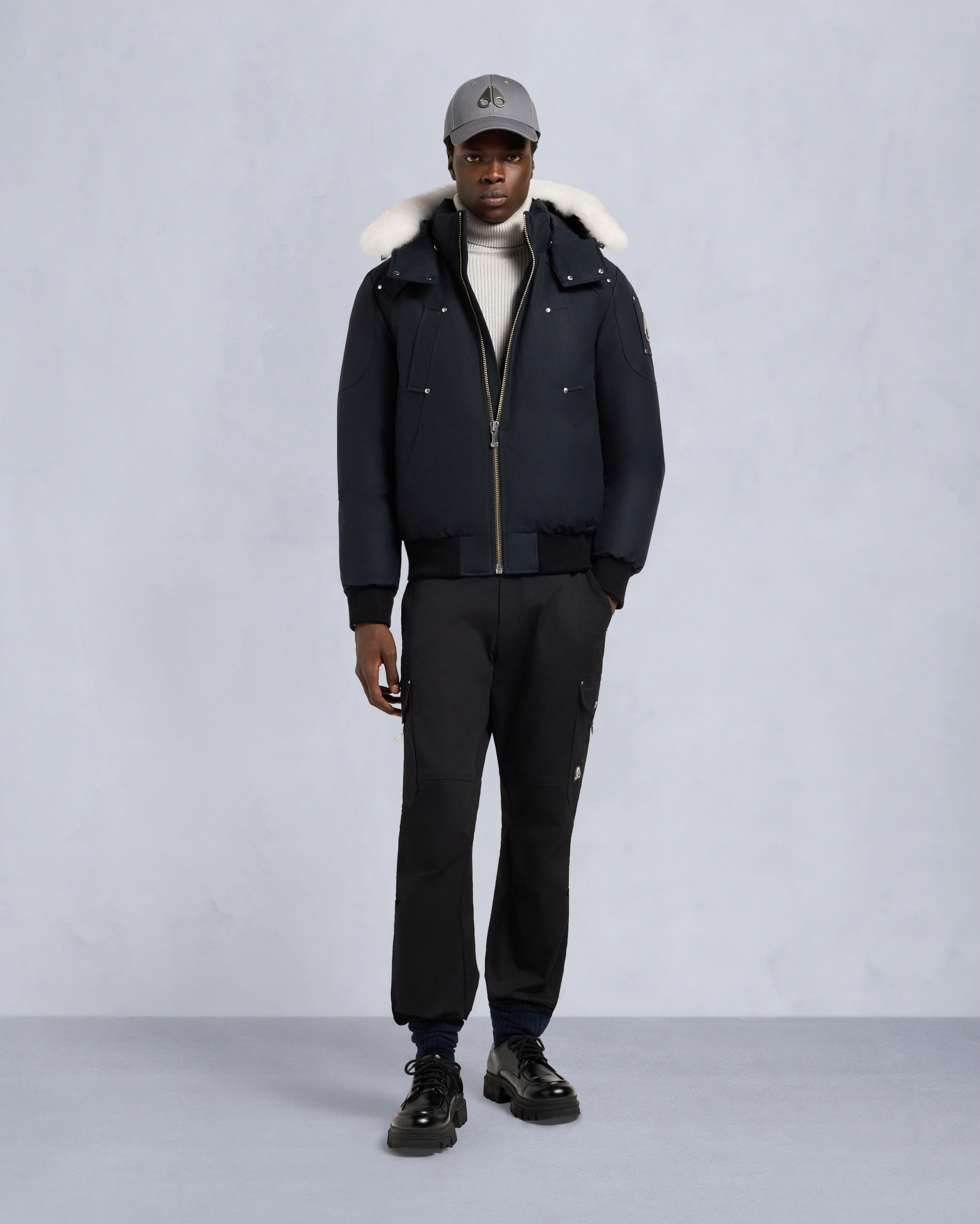 Moose Knuckles - M35MB000S - Original Ballistic Neoshear Bomber Jacket - MENS -  - Front Category