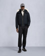 Moose Knuckles - M35MB000S - ORIGINAL BALLISTIC SHEARLING TRIM BOMBER JACKET - MENS -  - Front Category
