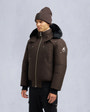 Moose Knuckles - M35MB000S - ORIGINAL BALLISTIC SHEARLING TRIM BOMBER JACKET - MENS -  - Front