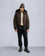 Moose Knuckles - M35MB000S - ORIGINAL BALLISTIC SHEARLING TRIM BOMBER JACKET - MENS -  - Front Category