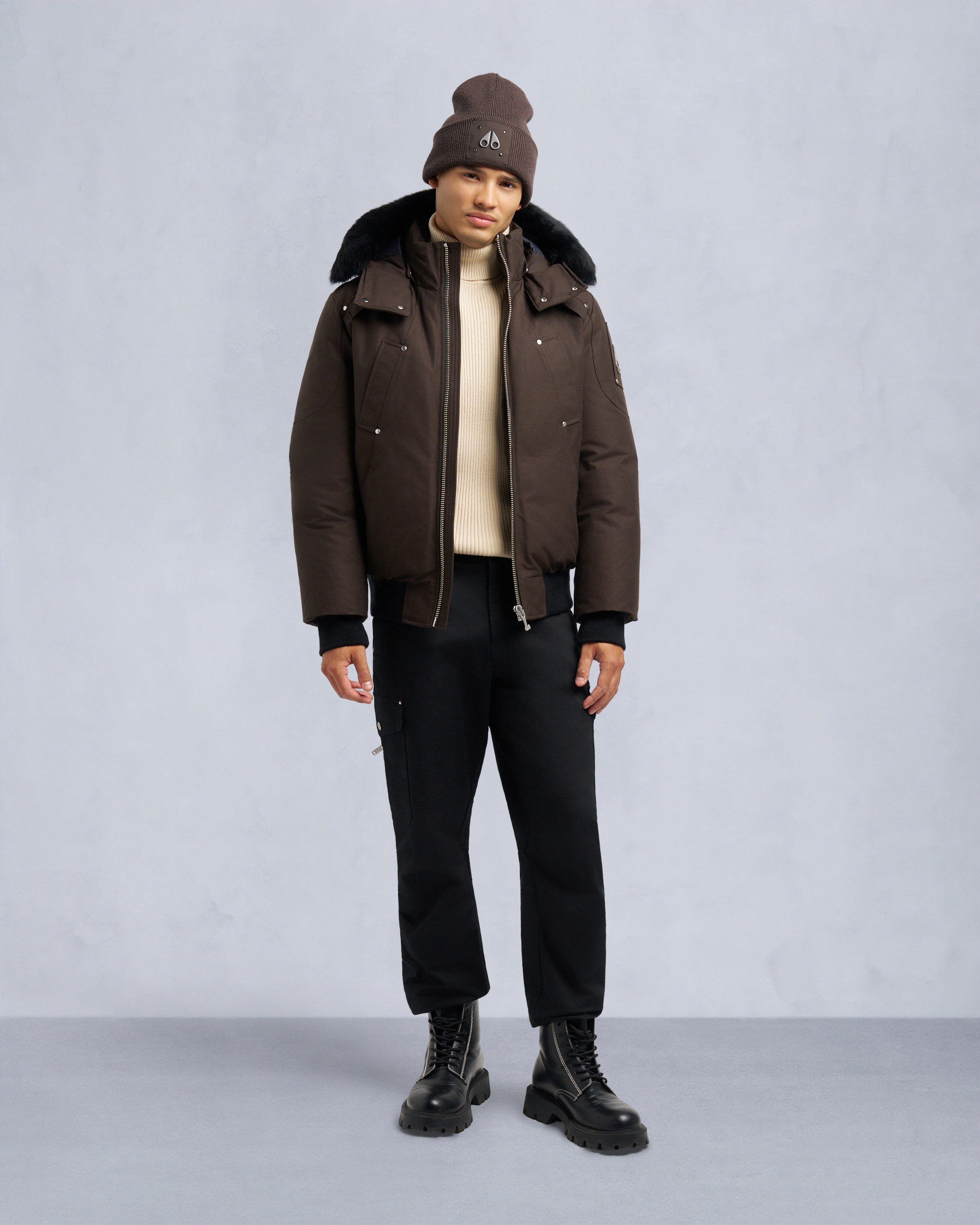 Moose Knuckles - M35MB000S - Original Ballistic Neoshear Bomber Jacket - MENS -  - Front Category