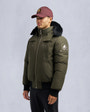 Moose Knuckles - M35MB000S - ORIGINAL BALLISTIC SHEARLING TRIM BOMBER JACKET - MENS -  - Front