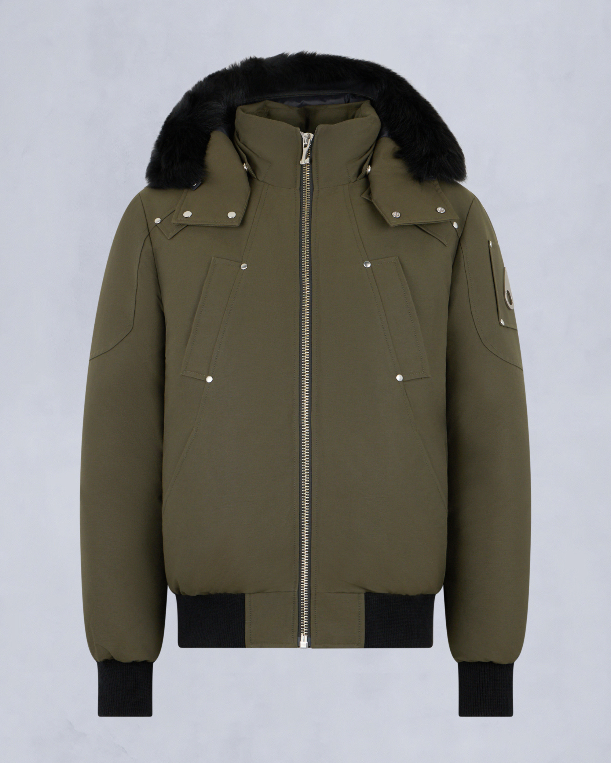 Moose Knuckles - M35MB000S - ORIGINAL BALLISTIC SHEARLING TRIM BOMBER JACKET - MENS -  - GM