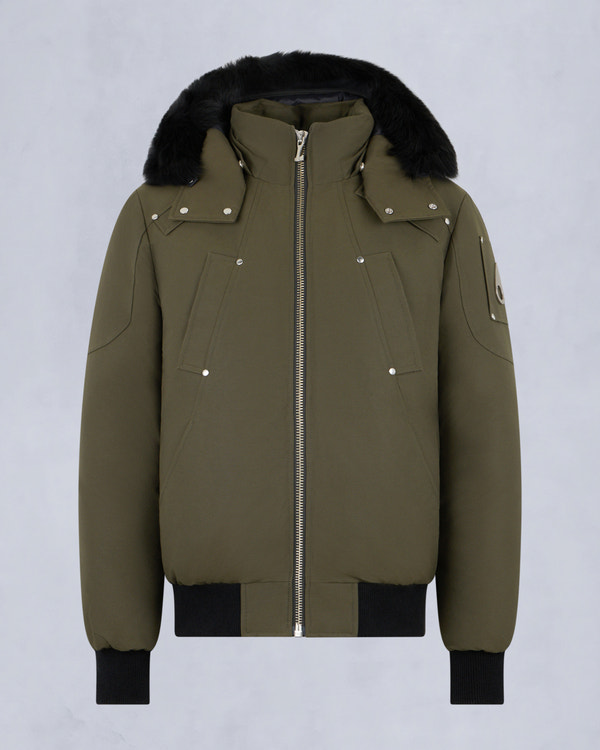 Moose Knuckles - M35MB000S - ORIGINAL BALLISTIC SHEARLING TRIM BOMBER JACKET - MENS -  - GM