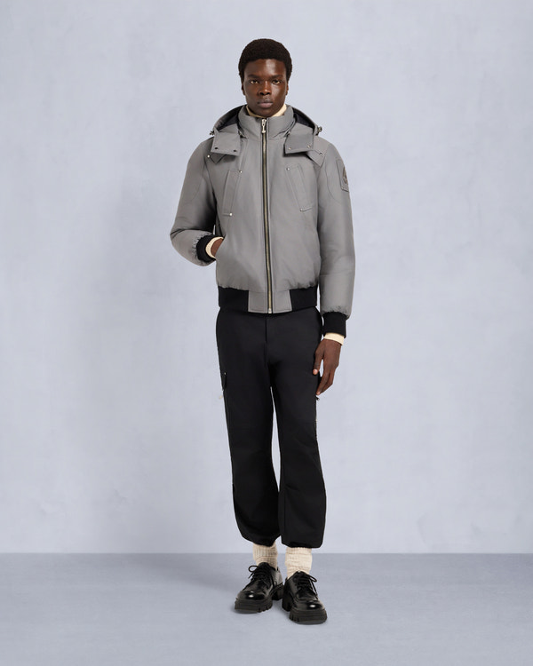 Moose Knuckles - M35MB000S - ORIGINAL BALLISTIC SHEARLING TRIM BOMBER JACKET - MENS -  - Detail6