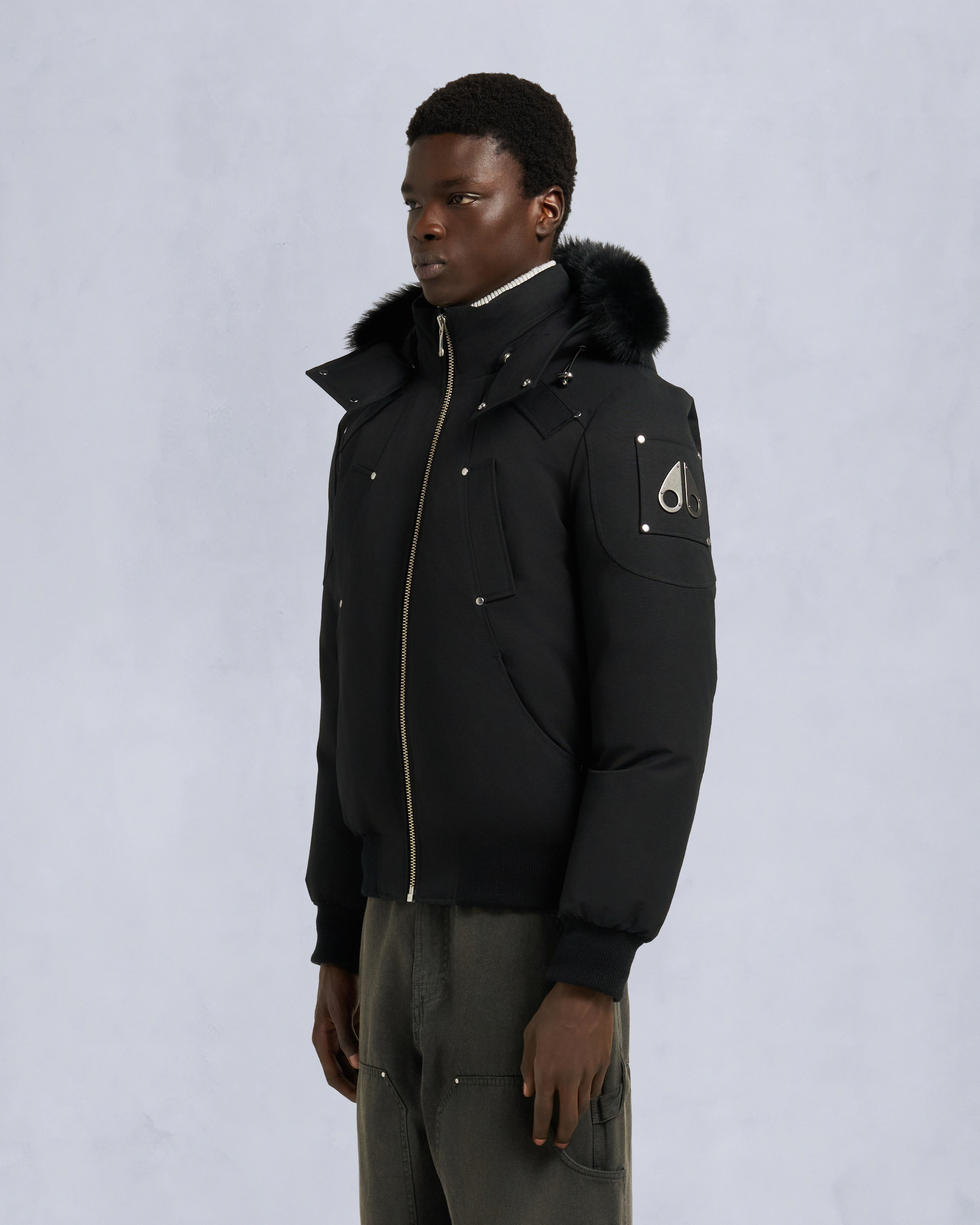 Moose Knuckles - M35MB000S - Original Ballistic Neoshear Bomber Jacket - MENS -  - Front