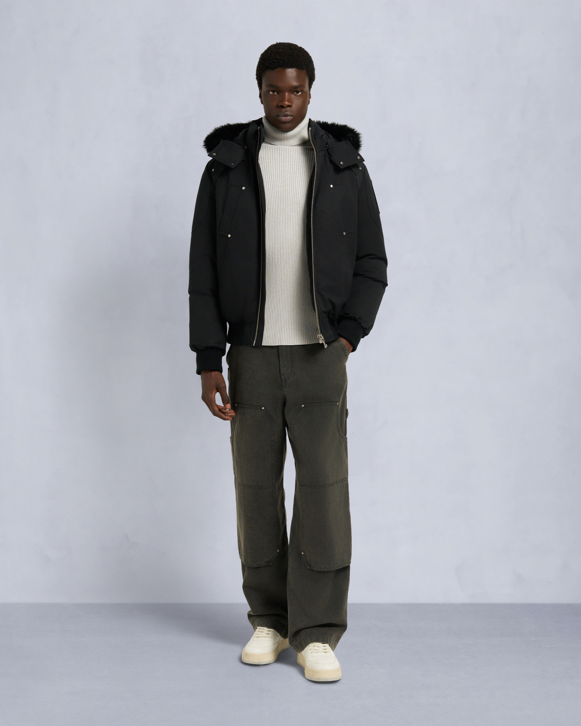 Moose Knuckles - M35MB000S - Original Ballistic Neoshear Bomber Jacket - MENS -  - Front Category