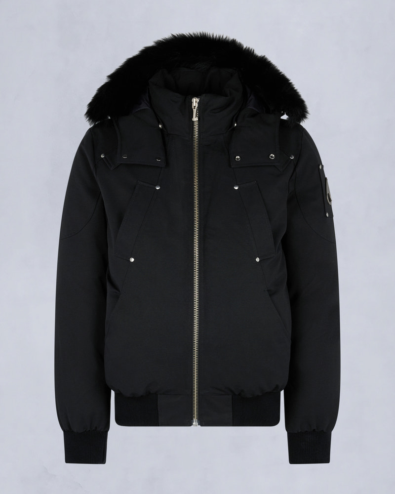 Moose Knuckles - M35MB000S - ORIGINAL BALLISTIC SHEARLING TRIM BOMBER JACKET - MENS -  - GM