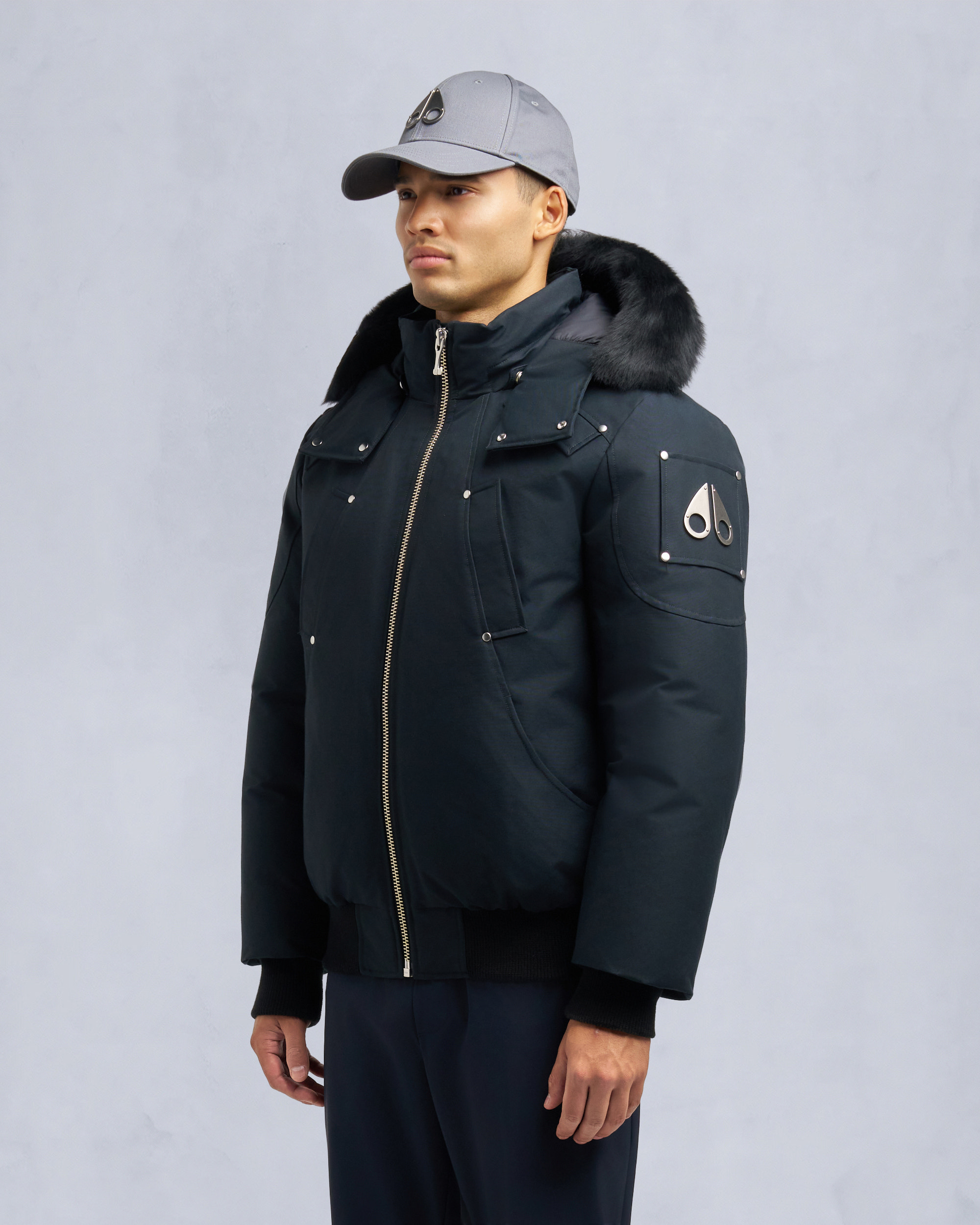 Moose Knuckles - M35MB000S - Original Ballistic Neoshear Bomber Jacket - MENS -  - Front
