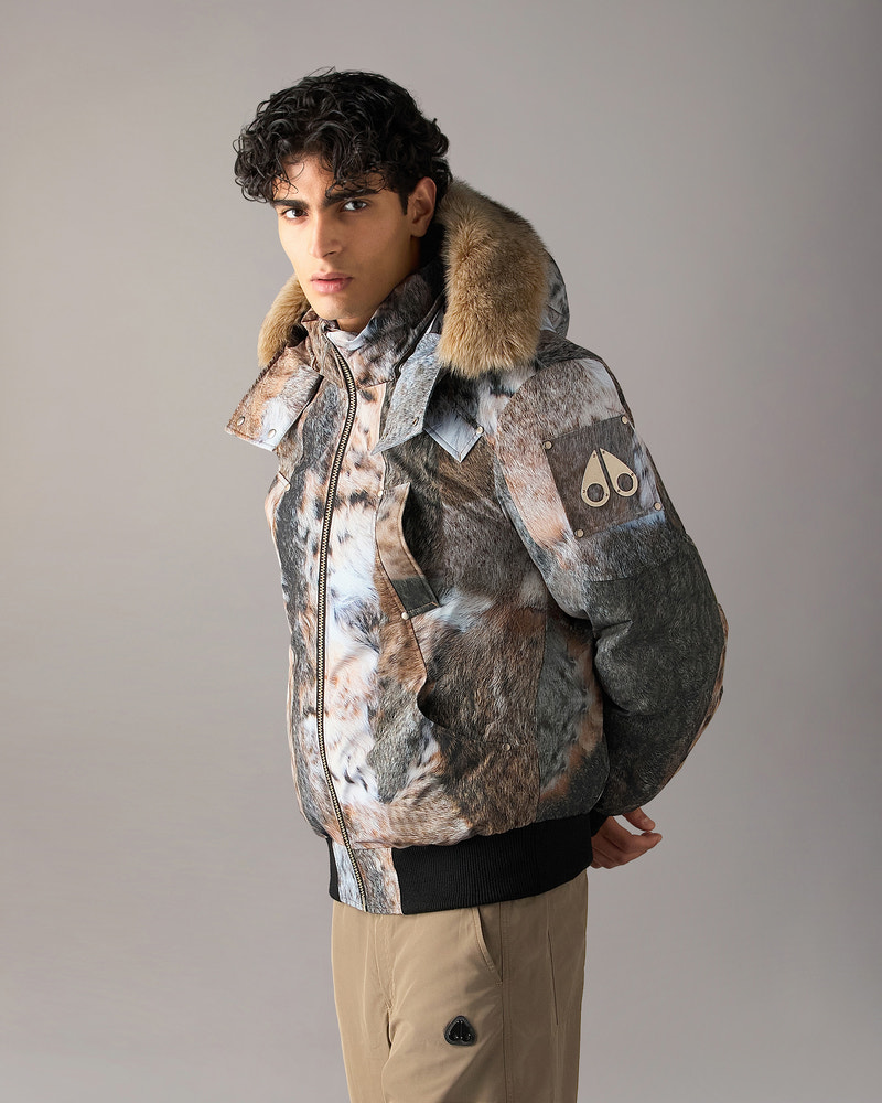 Moose Knuckles - M35MB000SH - ORIGINAL BALLISTIC SHEARLING TRIM BOMBER JACKET - MENS -  - Front Category