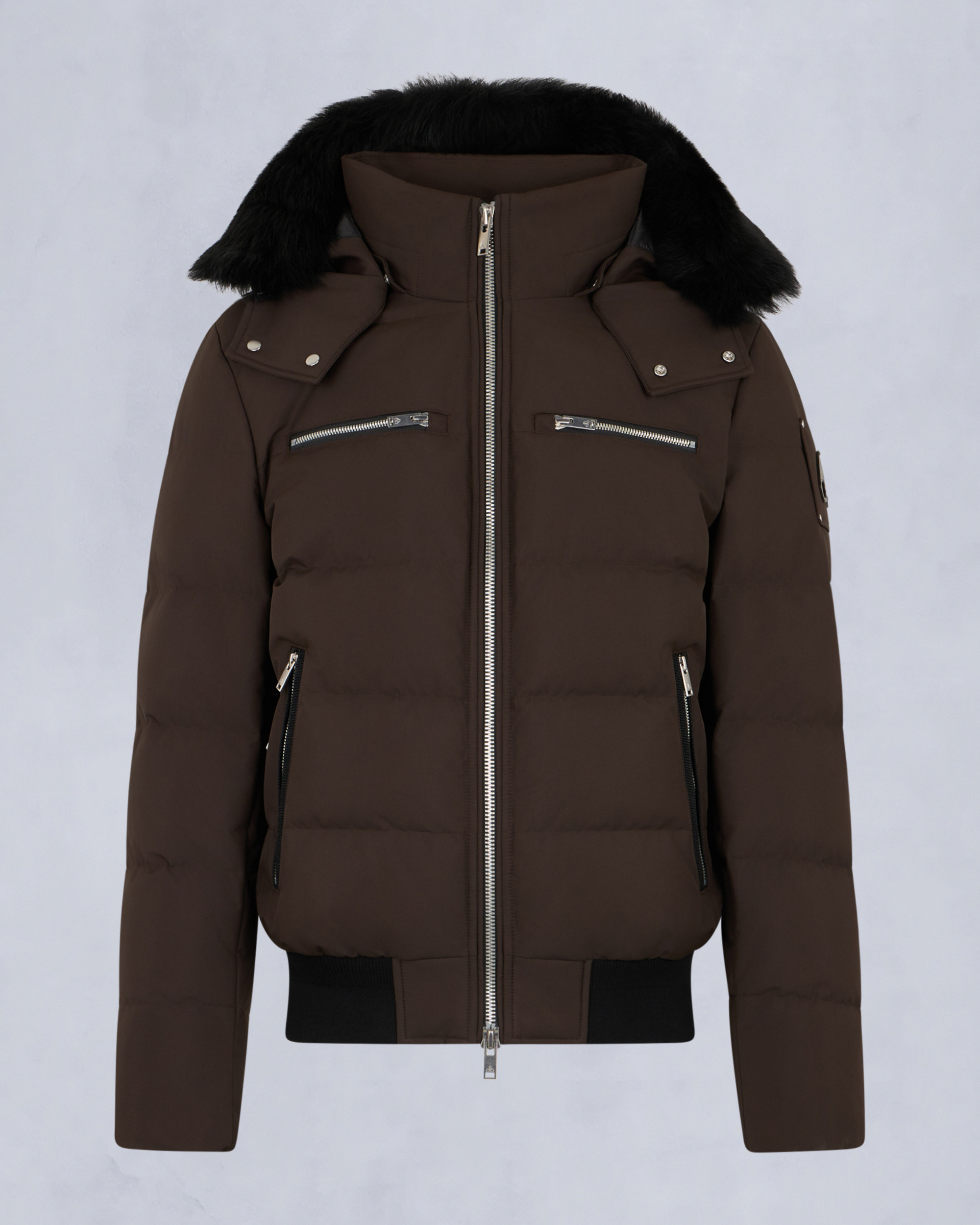 Moose Knuckles - M35MB005S - Cloud Shearling Trim Bomber Jacket - MENS -  - GM