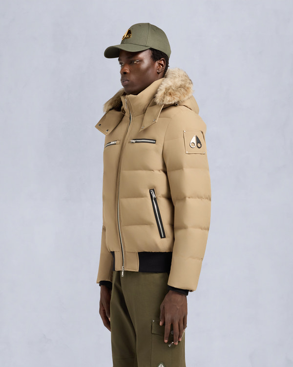 Moose Knuckles - M35MB005S - Cloud Shearling Trim Bomber Jacket - MENS -  - Front