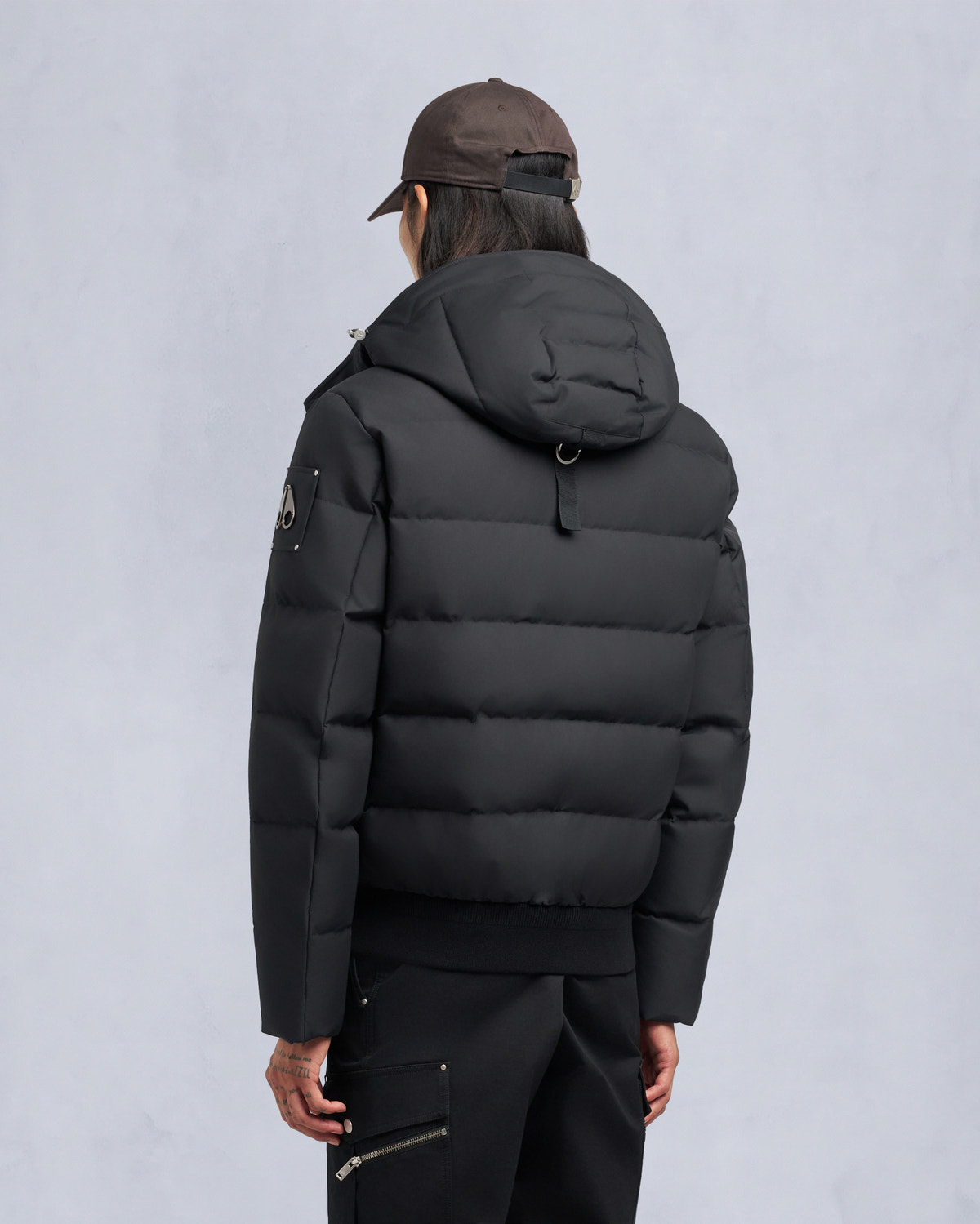 Moose Knuckles - M35MB005S - CLOUD SHEARLING TRIM BOMBER JACKET - MENS -  - Detail5