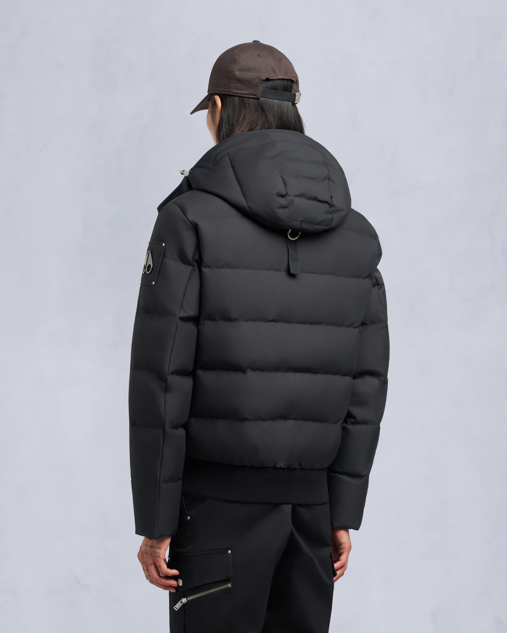 Moose Knuckles - M35MB005S - CLOUD SHEARLING TRIM BOMBER JACKET - MENS -  - Detail5