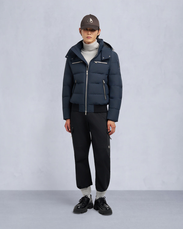 Moose Knuckles - M35MB005S - CLOUD SHEARLING TRIM BOMBER JACKET - MENS -  - Detail3