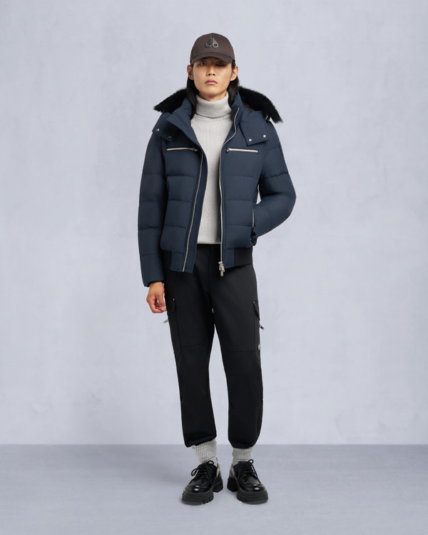 Moose Knuckles - M35MB005S - Cloud Shearling Bomber Jacket - MENS -  - Front Category