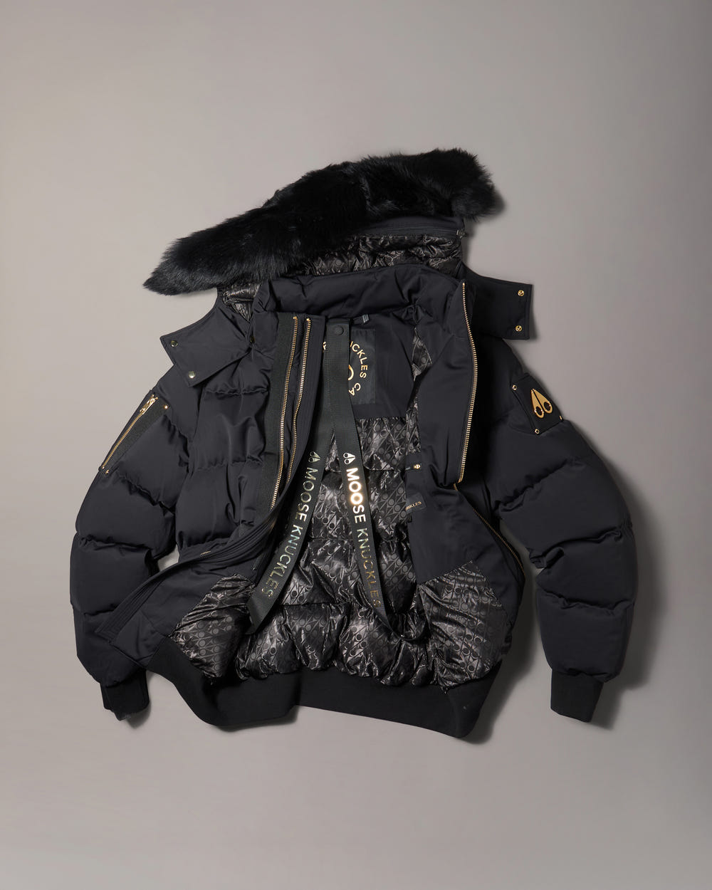 Moose Knuckles - M35MB021GS - Gold Series Stagg Down Bomber - MENS -  - GM