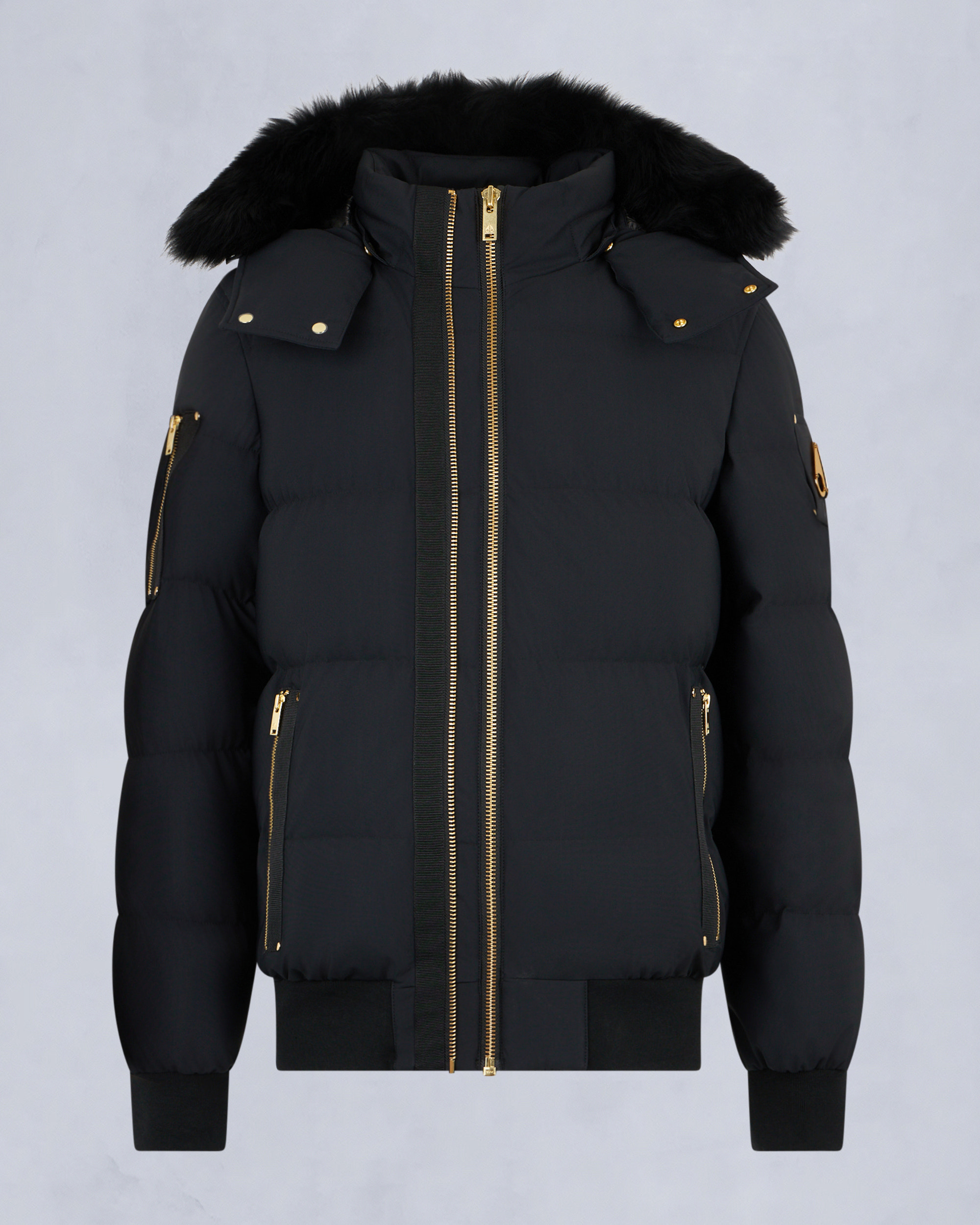 Moose Knuckles - M35MB021GS - Gold Series Stagg Shearling Bomber Jacket - MENS -  - GM
