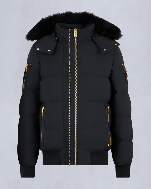 Moose Knuckles - M35MB021GS - Gold Series Stagg Shearling Bomber Jacket - MENS -  - GM