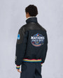 Moose Knuckles Mens MOOSE KNUCKLES x NHL 4 NATIONS FACE-OFF BOMBER JACKET NAVY FN M35MB030FN Back
