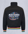 Moose Knuckles Mens MOOSE KNUCKLES x NHL 4 NATIONS FACE-OFF BOMBER JACKET NAVY FN M35MB030FN Detail2