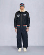 Moose Knuckles Mens MOOSE KNUCKLES x NHL 4 NATIONS FACE-OFF BOMBER JACKET NAVY FN M35MB030FN Detail3