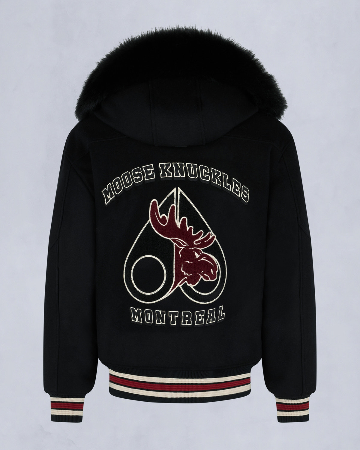 Moose Knuckles - M35MB030NM - NHL x Moose Knuckles Team Bomber Jacket - MENS -  - Detail2