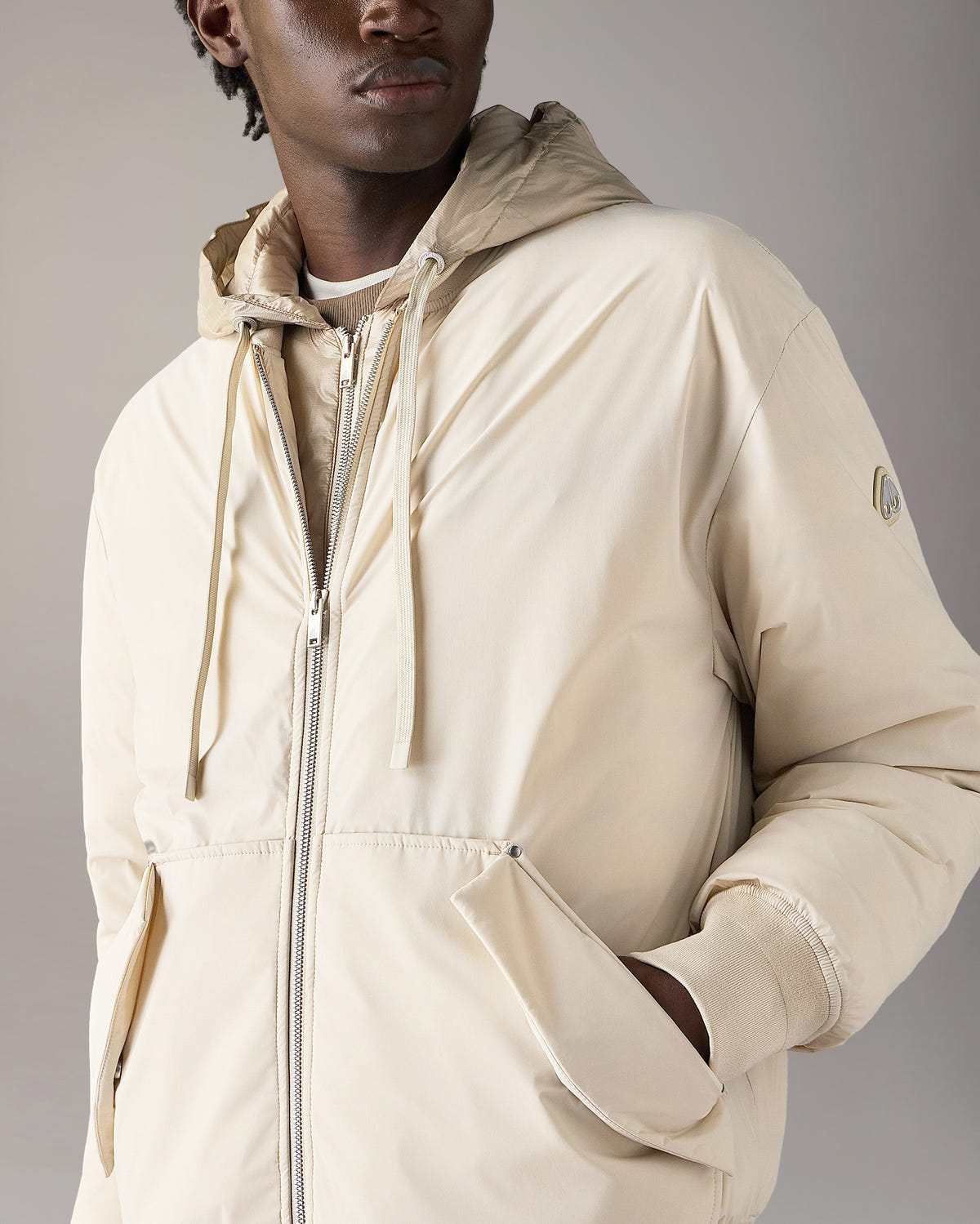 Moose Knuckles - M35MB047 - Brixton Down Bomber Jacket - MENS -  - Detail1