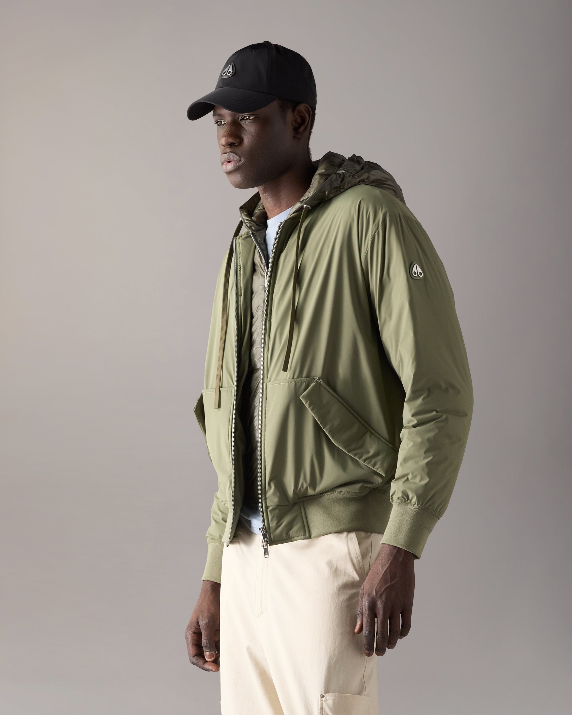 Brixton Down Bomber Jacket | Men | Moose Knuckles