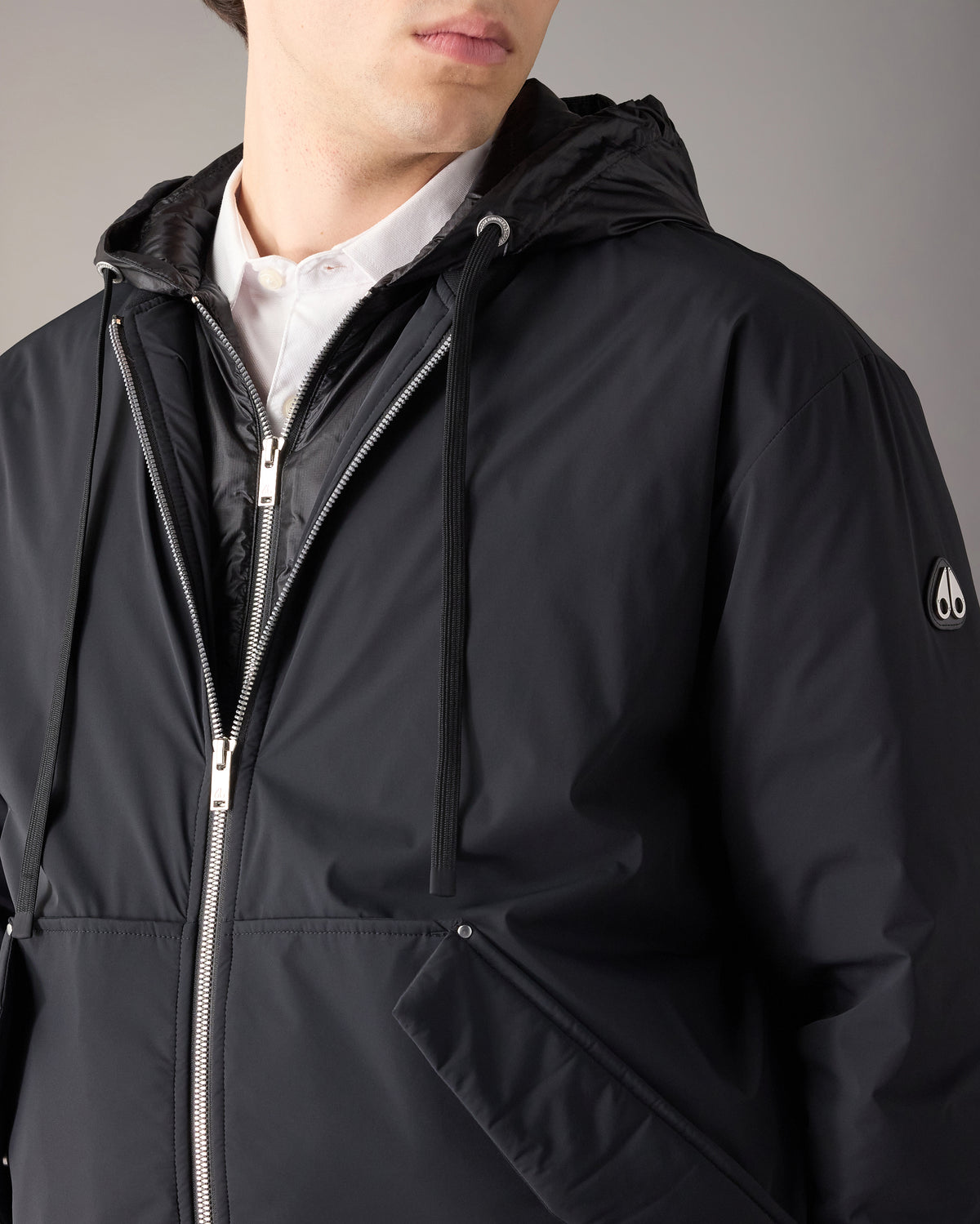 Moose Knuckles - M35MB047 - Brixton Down Bomber Jacket - MENS -  - Detail6