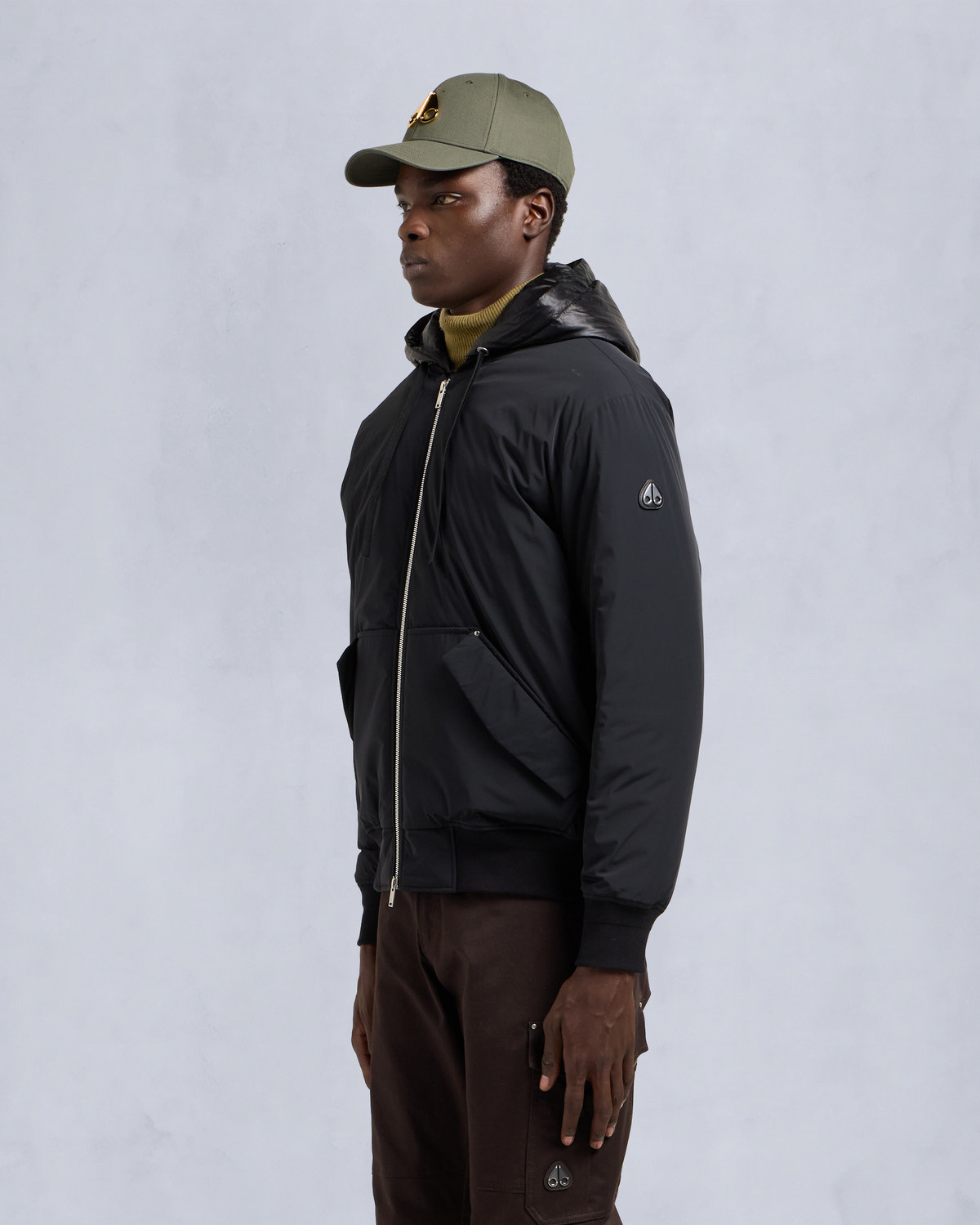 Moose Knuckles - M35MB047 - Brixton Bomber Jacket - MENS -  - Front
