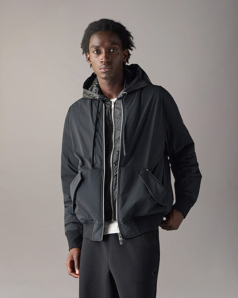 Moose Knuckles - M35MB047 - Brixton Down Bomber Jacket - MENS -  - Front Category