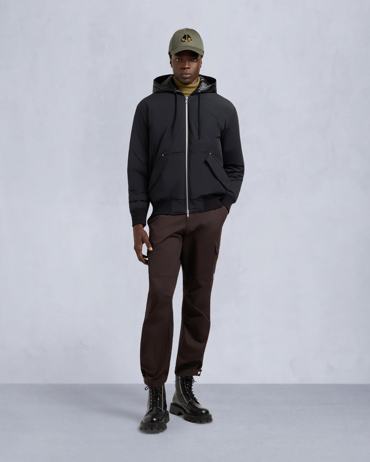 Moose Knuckles - M35MB047 - Brixton Bomber Jacket - MENS -  - Front Category