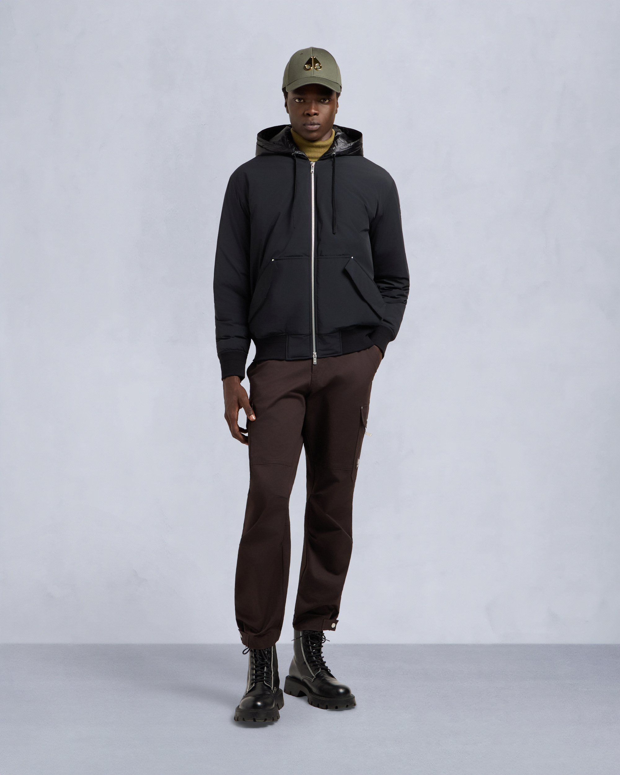 Moose Knuckles - M35MB047 - Brixton Bomber Jacket - MENS -  - Front Category